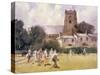 Bowls Match, Sidmouth-Trevor Chamberlain-Stretched Canvas