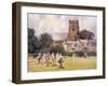 Bowls Match, Sidmouth-Trevor Chamberlain-Framed Giclee Print