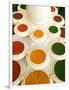 Bowls of Spices from Above, Agra, India-Bill Bachmann-Framed Photographic Print