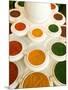 Bowls of Spices from Above, Agra, India-Bill Bachmann-Mounted Photographic Print