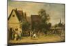 Bowls Players on a Village Green-Thomas van Apshoven-Mounted Giclee Print