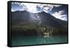 Bowman Lake in Glacier National Park, Montana-Lindsay Daniels-Framed Stretched Canvas