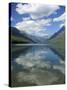 Bowman Lake in the Late Afternoon: Glacier National Park, Montana, USA-Michel Hersen-Stretched Canvas