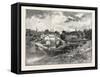 Bowmanville, from the West, Canada, Nineteenth Century-null-Framed Stretched Canvas