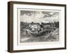 Bowmanville, from the West, Canada, Nineteenth Century-null-Framed Giclee Print