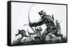 Bowmen at the Battle of Bannockburn-Graham Coton-Framed Stretched Canvas