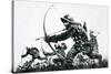 Bowmen at the Battle of Bannockburn-Graham Coton-Stretched Canvas