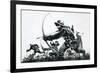 Bowmen at the Battle of Bannockburn-Graham Coton-Framed Giclee Print