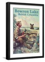 Bowron Lake, British Columbia - Camping Scene, c.2009-Lantern Press-Framed Art Print