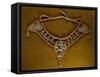 Bowsani-Style Labba Necklace Composed of Coral Beads and Three Filigreed Silver Elements-null-Framed Stretched Canvas