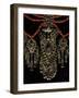 Bowsani-Style Lazem Necklace Composed of Five Strands of Coral Beads and Filigreed Silver Pendant-null-Framed Giclee Print