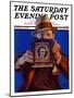 "Box Camera," Saturday Evening Post Cover, March 4, 1933-Charles Hargens-Mounted Giclee Print