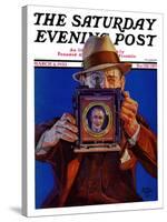 "Box Camera," Saturday Evening Post Cover, March 4, 1933-Charles Hargens-Stretched Canvas