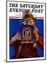 "Box Camera," Saturday Evening Post Cover, March 4, 1933-Charles Hargens-Mounted Giclee Print