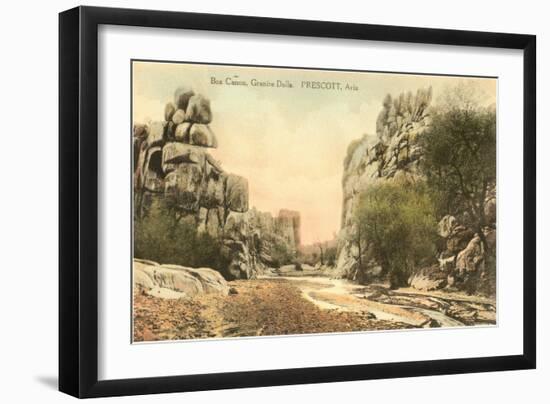 Box Canyon, Granite Dells, Prescott, Arizona-null-Framed Art Print