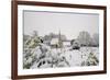 Box Cemetery Chapel after Heavy Snow, Box, Wiltshire, England, United Kingdom, Europe-Nick Upton-Framed Photographic Print