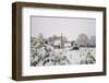 Box Cemetery Chapel after Heavy Snow, Box, Wiltshire, England, United Kingdom, Europe-Nick Upton-Framed Photographic Print