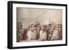 'Box Lobby Loungers of 1785', c1785-Thomas Rowlandson-Framed Giclee Print