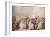 'Box Lobby Loungers of 1785', c1785-Thomas Rowlandson-Framed Giclee Print