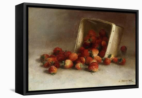 Box of Strawberries, 1897-Joseph Decker-Framed Stretched Canvas