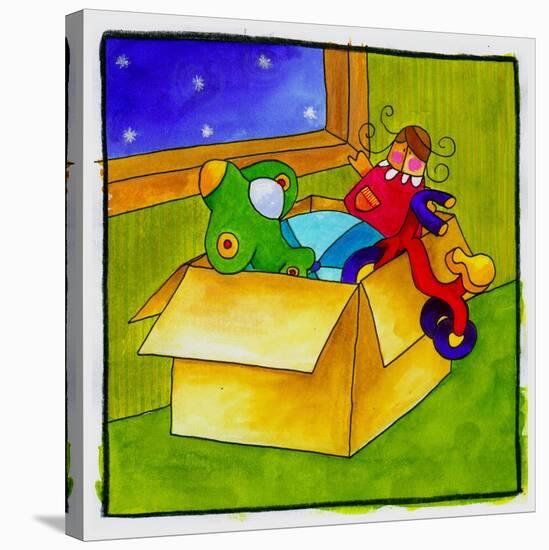 Box of Toys-null-Stretched Canvas