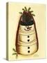 Box Snowman-Debbie McMaster-Stretched Canvas