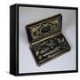 Box with Pair of Pistols with Nipple-Gunsmith Nicolas-Noel Boutet-Framed Stretched Canvas