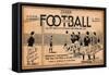 Boxed Table Football Game with Decorative Lid-null-Framed Stretched Canvas