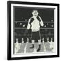 Boxer an Underdog Boxer Getting Ready to Fight-Retrorocket-Framed Art Print