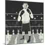 Boxer an Underdog Boxer Getting Ready to Fight-Retrorocket-Mounted Art Print