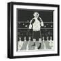 Boxer an Underdog Boxer Getting Ready to Fight-Retrorocket-Framed Art Print