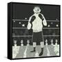 Boxer an Underdog Boxer Getting Ready to Fight-Retrorocket-Framed Stretched Canvas