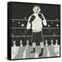 Boxer an Underdog Boxer Getting Ready to Fight-Retrorocket-Framed Stretched Canvas