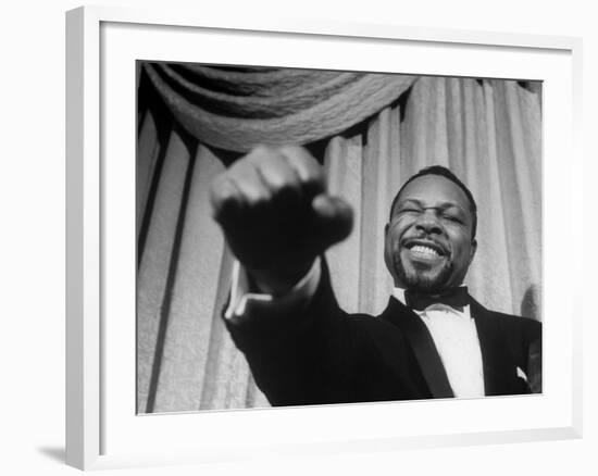 Boxer Archie Moore Demonstrating Punch-Alfred Eisenstaedt-Framed Premium Photographic Print