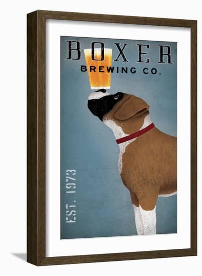 Boxer Brewing Company-Ryan Fowler-Framed Art Print