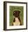 Boxer (Brindle)-John W^ Golden-Framed Art Print