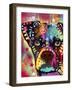 Boxer Cubism-Dean Russo-Framed Premium Giclee Print