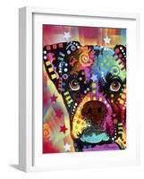 Boxer Cubism-Dean Russo-Framed Giclee Print