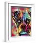 Boxer Cubism-Dean Russo-Framed Giclee Print