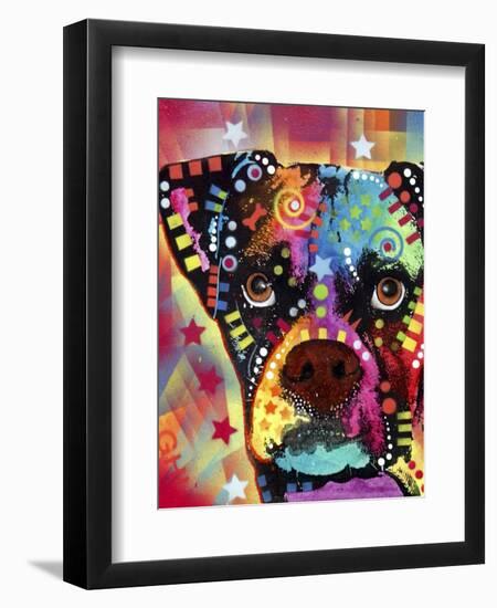 Boxer Cubism-Dean Russo-Framed Premium Giclee Print