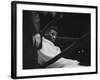 Boxer Floyd Patterson During His Bout with Ingemar Johansson-George Silk-Framed Premium Photographic Print