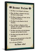 Boxer House Rules-null-Framed Standard Poster