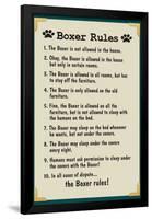 Boxer House Rules-null-Framed Poster