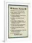 Boxer House Rules-null-Framed Art Print