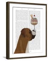 Boxer Ice Cream-Fab Funky-Framed Art Print