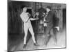 Boxer James Corbett in Training Photograph-Lantern Press-Mounted Art Print