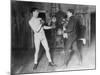 Boxer James Corbett in Training Photograph-Lantern Press-Mounted Art Print