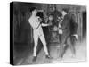Boxer James Corbett in Training Photograph-Lantern Press-Stretched Canvas