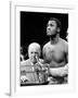 Boxer Joe Frazier at the Weigh in for His Fight Against Muhammad Ali-John Shearer-Framed Premium Photographic Print