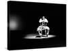 Boxer Joe Frazier Sitting on a Chair under a Spotlight-John Shearer-Stretched Canvas